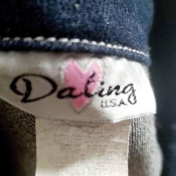 Dating U.S.A. Denim Western Vest Size Large - Picture 6 of 7